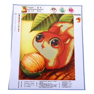 12 x 22 Inches 5D Rhinestone DIY Needlework Craft Animal Pattern Cross Stitch