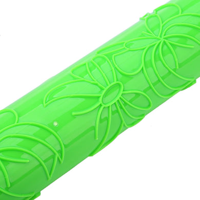 DIY Cake Imprint Rolling Pin Pastry Dough Tool Fondant Embossed Mold