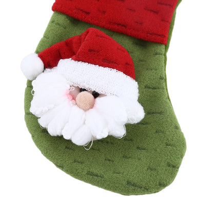 20pcs Christmas Stocking Decoration Hanging Gift Bag Ornaments