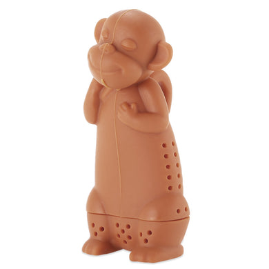 Cute Novelty Silicone Monkey Shape Mesh Tea Infuser Reusable Strainer Filter