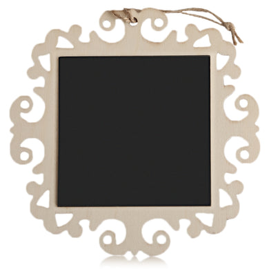 Hanging Wooden Blackboard Chalkboard Message Board