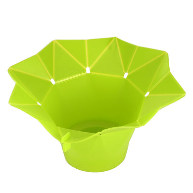 Folding Silicone Microwave Popcorn Maker Bucket