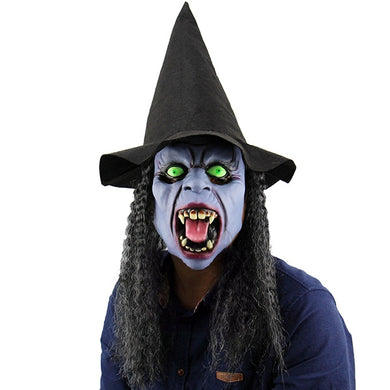 Halloween Terror Decorations Fanged Night Witch