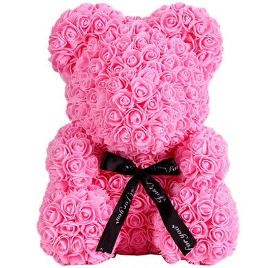 Valentine Day Gift Artificial Rose Bear Wedding Party Decoration