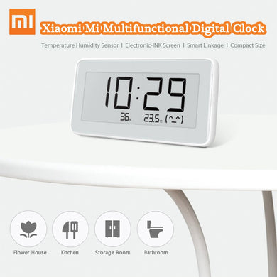 Xiaomi Mi  Bluetooth Multifunctional Digital Clock High Precision Clock E-INK Screen Temperature Humidity Sensor