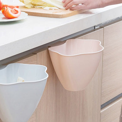 Flower-shaped Hanging Kitchen Cabinet Trash Can