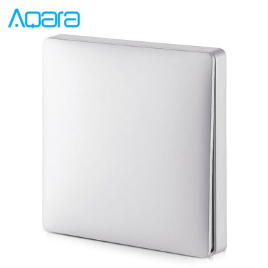 Aqara Wall Intelligent Voice Light Control Home Switch Panel Zero Fire Single Key Version ( Xiaomi Ecosystem Product )