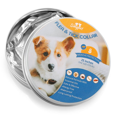 Sinypet 25-inch Dog Flea Collar Tick Insect Repellent Natural Essential Oil Water-resistant Full-body Protection